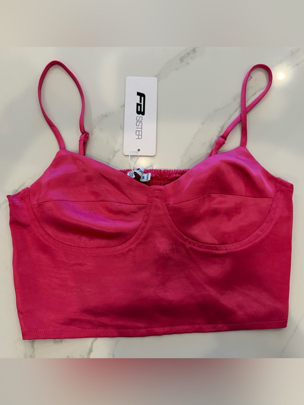 Fb Sister - Fuchsia Bandeau Bralette